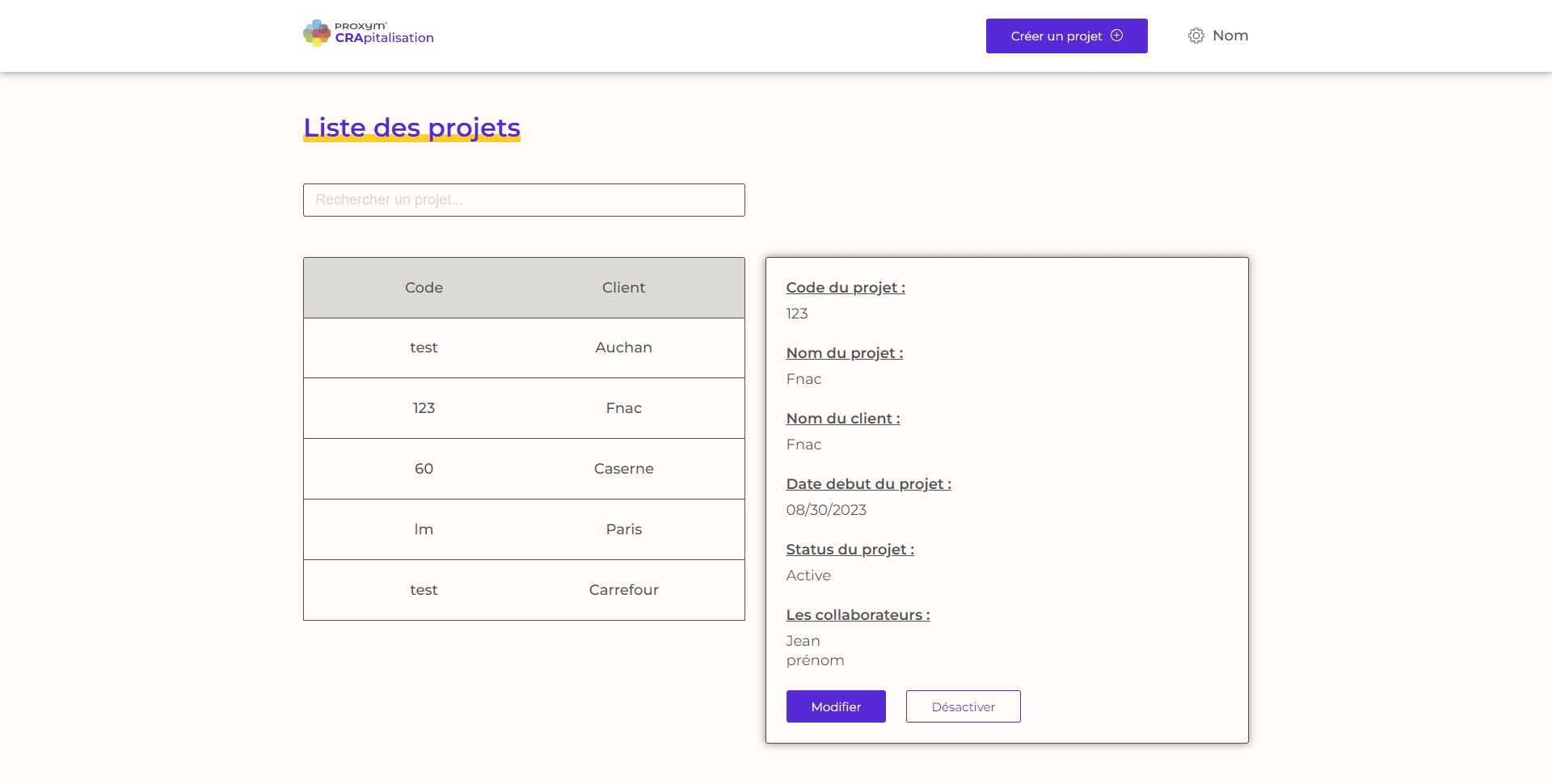 Application de gestion des comptes-rendus d’activité image 1